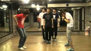 CLIP 110825 BABA B1A4 Episode 6 quotA Chance Encounterquot Practice Video [upl. by Kinney]