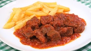 Estofado de Carne de Ternera con Patatas  Carne al Toro [upl. by Atinob]