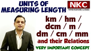 Units of Measuring Length  kmhmdcmmdm cmmm and their Relations  Very Important Concept [upl. by Ecille230]