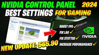 Nvidia Control Panel New update 56590 2024 FOR Best Setting Gaming [upl. by Arehs520]