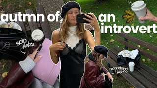 cozy introvert vlog ✨🍂alleine wohnen solodating und die kunst des wertschätzens [upl. by Basham]