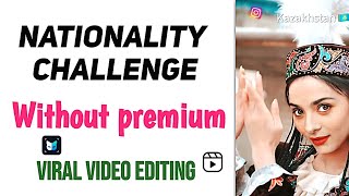 how to do Nationality Challenge viral reel  how Id look in different nationalities reel tutorial [upl. by Teilo]