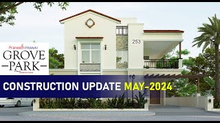 Praneeth Pranav Grove Park  Site Update May24  Spanish Model Triplex Villas Gagillapur [upl. by Maples]