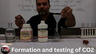 FORMATION AND TESTING OF CO2 GAS [upl. by Soluk]