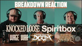 FORCING PEOPLE THAT HATE METAL TO REACT TO BRUTAL BREAKDOWNS [upl. by Atinot]