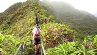 Island Trails  Haiku Stairs Stairway to HeavenMoanalua Valley [upl. by Einal]