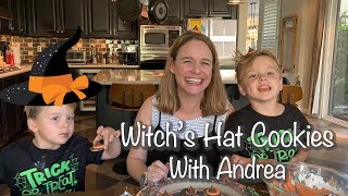 🍴 COOKING SHOW with AndreaBarbervlogs DIY HALLOWEEN WITCH HATS 🕸 [upl. by Smalley759]