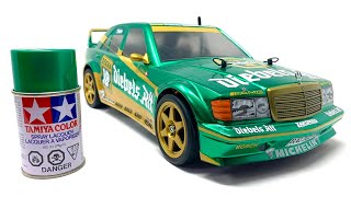 Ultimate RC Painting Guide Tamiya Benz 190E Detailed Steps Improve Your RC Bodies [upl. by Enaid]