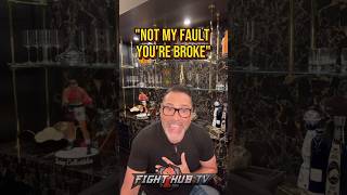 De La Hoya CLOWNS Juan Marquez “ YOU’RE BROKE” [upl. by Zysk]