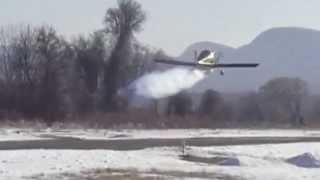 Sonex Takeoff with Smoke On [upl. by Reginnej]