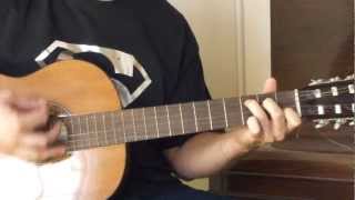 Justin Bieber  Up  Guitar Tutorial  Petros [upl. by Ayahsal]