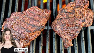 How To Grill Ribeye Steak MediumRare [upl. by Einapets]