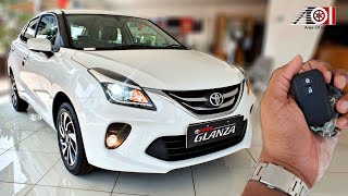 2021 Toyota Glanza V Top Model  On Road Price List  Mileage  Features  Specs [upl. by Ilka680]