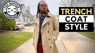 How to Style A Mens Trench Coat  Trench Coat Style Men [upl. by Hentrich763]