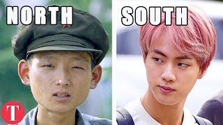 10 Differences Between North Korea And South Korea [upl. by Riay968]