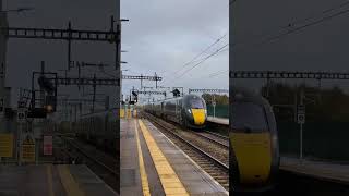 GWR 800016 passes Severn Tunnel Junction with three tone [upl. by Lydnek]