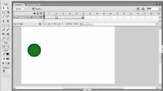 Flash animation lesson 1 simple animation [upl. by Ediva]