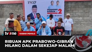 WADUH Alat Kampanye PrabowoGibran Hilang  Kabar Pemilu tvOne [upl. by Nefen]