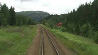 956 Hours Train Journey to the Norwegian Arctic Circle SUMMER 1080HD SlowTV [upl. by Neerual]