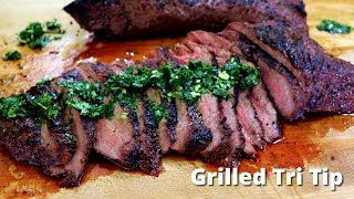 Grilled Tri Tip on Big Green Egg  Grilling Tri Tip Recipe Malcom Reed HowToBBQRight [upl. by Selinda]