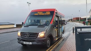 A19 THRASH Route 592  LN20OPL  Gateshead Central MercedesBenzMellor Strata Plus [upl. by Norry]