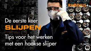 Metaal doorslijpen met een haakse slijper  Tips voor het eerste gebruik [upl. by Olemrac]