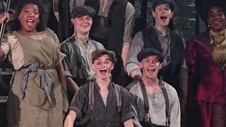 Newsies The Musical London 8th March 2023Brooklyn 2nd row view [upl. by Amada]