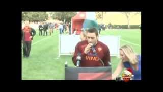 Francesco Totti io parlo solo con Mario Corsi  29122012 [upl. by Luane]