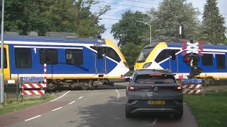 Spoorwegovergang Ermelo  Dutch railroad crossing [upl. by Attevaj]