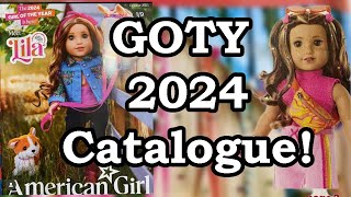 New GIRL OF THE YEAR 2024 Catalogue  NEW American Girl Doll Lila Monetti Photos [upl. by Yentrok]