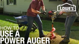 How to Use a Power Auger [upl. by Zachariah497]