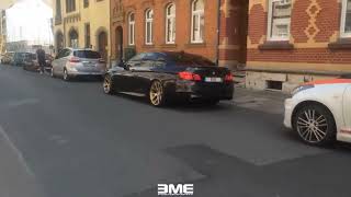 Waking up some germans 😂 Coldstart a straight piped BMW M5 F10 [upl. by Miharba]