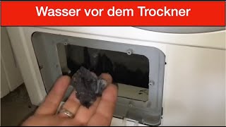 Wasser unter dem Trockner Bosch amp Siemens Wärmepumpentrockner [upl. by Lokkin]