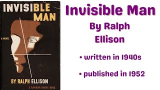 Invisible Man by Ralph Ellison  Summary and Analysis of the novel  notes [upl. by Aneela182]