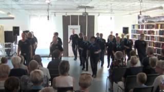 Ballerup Linedance  Opvisning til Ballerup Musikfest 23 august 2015 [upl. by Nwadahs]