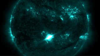 Strong Solar Flare Directly At Earth [upl. by Aixela395]