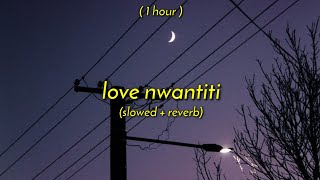 1 Hour  CKay  Love Nwantiti slowed  reverb TikTok Remix [upl. by Standush131]