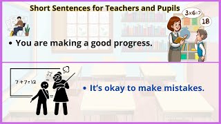 Simple Sentences for Beginners Boost Classroom Communication for Teachers and Kids shortsentences [upl. by Ulric]