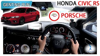 Part 22  2022 Honda Civic RS  Malaysia POV Genting Run 冲上云霄 CC Subtitle [upl. by Rann]