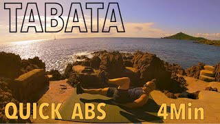 Tabata abs  Quick abs Tabata workout music [upl. by Anahoj]