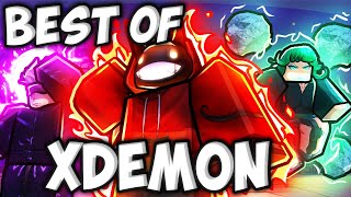 BEST Of xDemon in ROBLOX The Strongest Battlegrounds [upl. by Weirick]