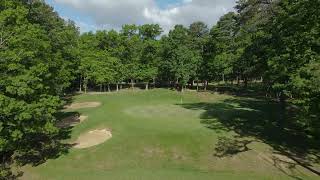 Massanutten Resort Mountain Greens Hole 8 Aerial View [upl. by Nathaniel]