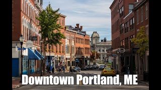 Vacationland Portland ME Drive Along 4K [upl. by Haorbed254]