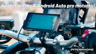 INTERPHONE displej RIDESYNC  Apple CarPlay a Android Auto pro motocykly👌 [upl. by Iilek]