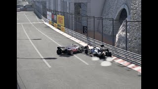 F1 2021 EPIC MONACO GP  NIKITA MAZEPIN HAAS VF21  f12021 [upl. by Arel]