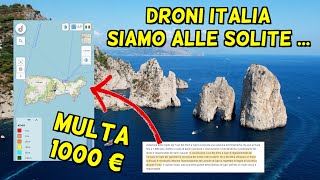 DRONI ITALIA Multe illegittime  Siamo alle solite [upl. by Blisse]