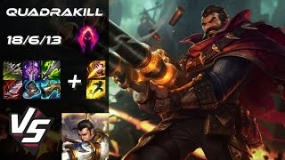 JUNGLE Graves vs Xin Zhao QUADRAKILL  NA Master Patch 1419 [upl. by Zetta]