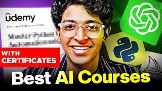 5 ONLINE AI COURSES To Become an AI Engineer w Certificates  How To Learn AI Machine Learning [upl. by Emee]