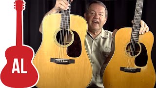 Vintage 1944 Martin D18 vs D28  How do they sound [upl. by Aerbma]