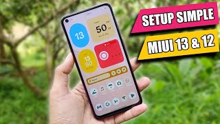 SetUp Simple Tema xiaomi Redmi Poco  Miui 12 amp Miui 13  Tampilan sederhana [upl. by Portia]